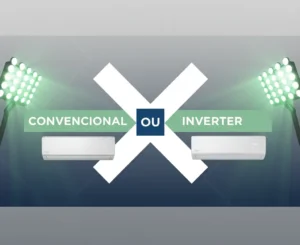 Comparativo entre ar-condicionado inverter e convencional em 2025.